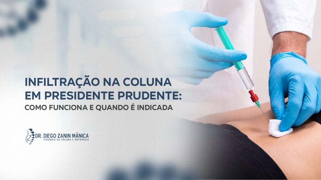 Infiltração na coluna em Presidente Prudente: quando e como fazer