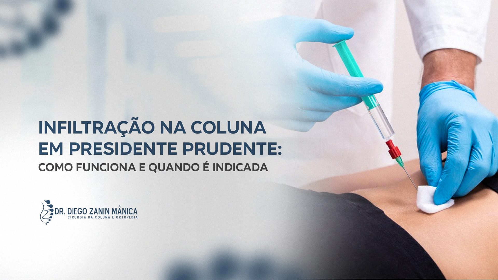 Infiltração na coluna em Presidente Prudente: quando e como fazer